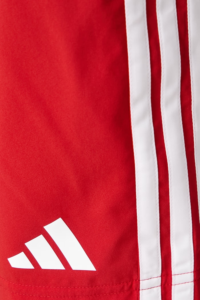 Plavecké šortky pánske Three Stripes adidas červená KG1679