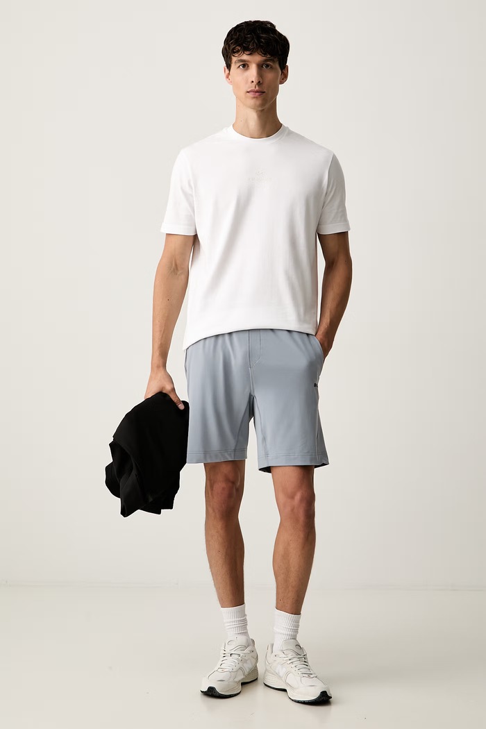 BOSS Green teplákové šortky pánske JT_Active Short 50564513 sivá AW26