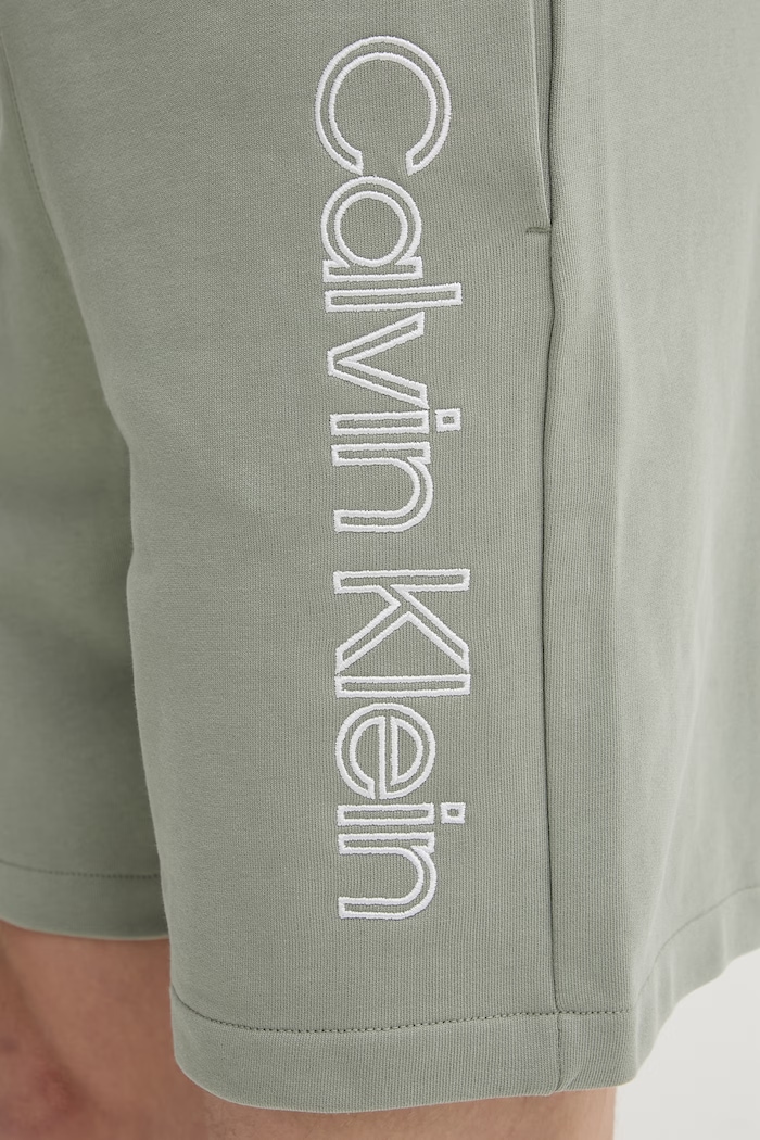 Calvin Klein melegítő férfi pamut zöld LV04LG214G