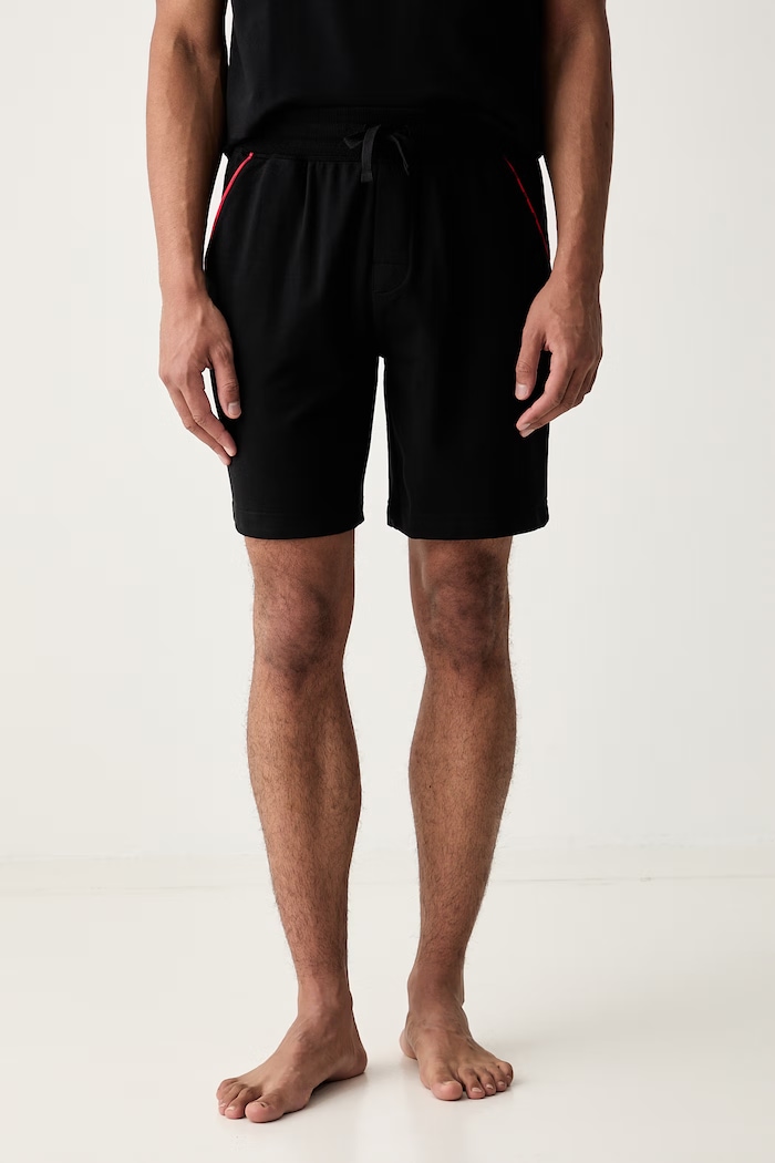 HUGO homewear kratke hlače za muškarce s pamukom NOAH SHORTS crna 50566165