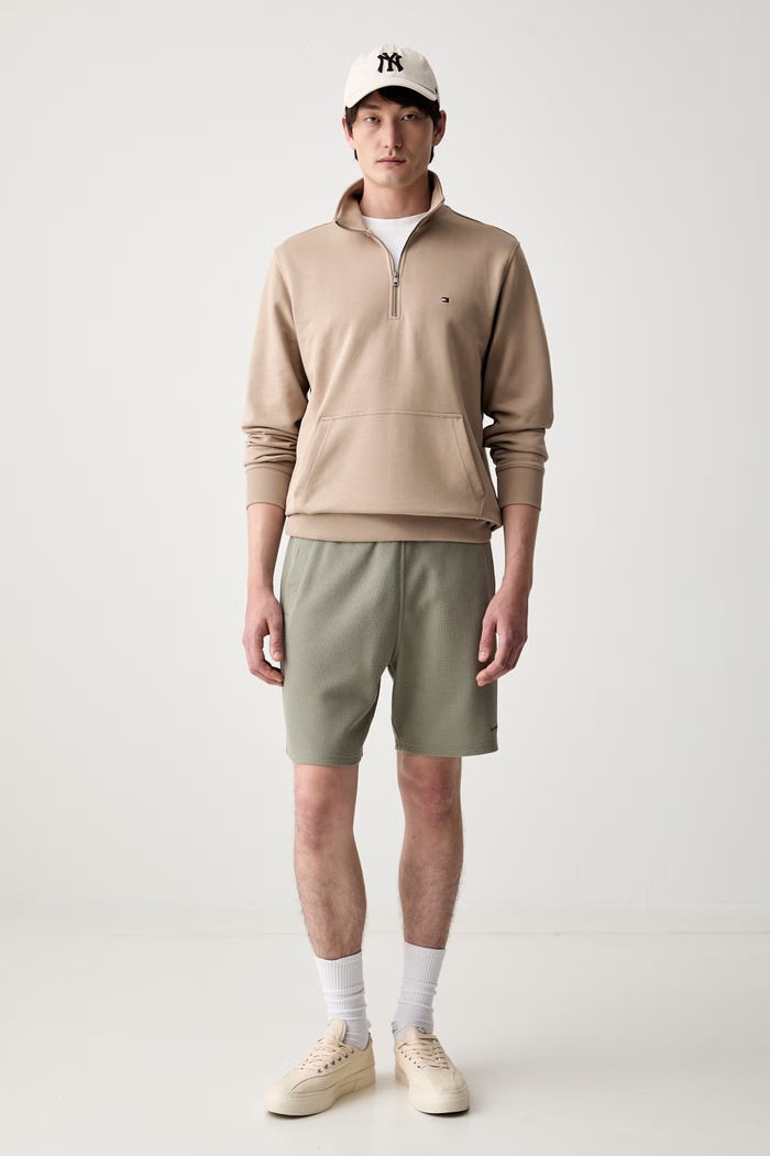 G-Star σορτς επίσημα Ανδρικά Structured jersey D29112.E383 πράσινο AW26