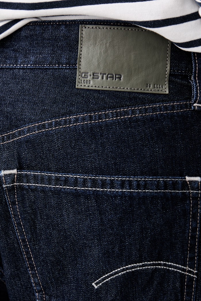 G-Star σορτς Ανδρικά ντένιμ Dakota Clean Edge σκούρο μπλε D24411.D934
