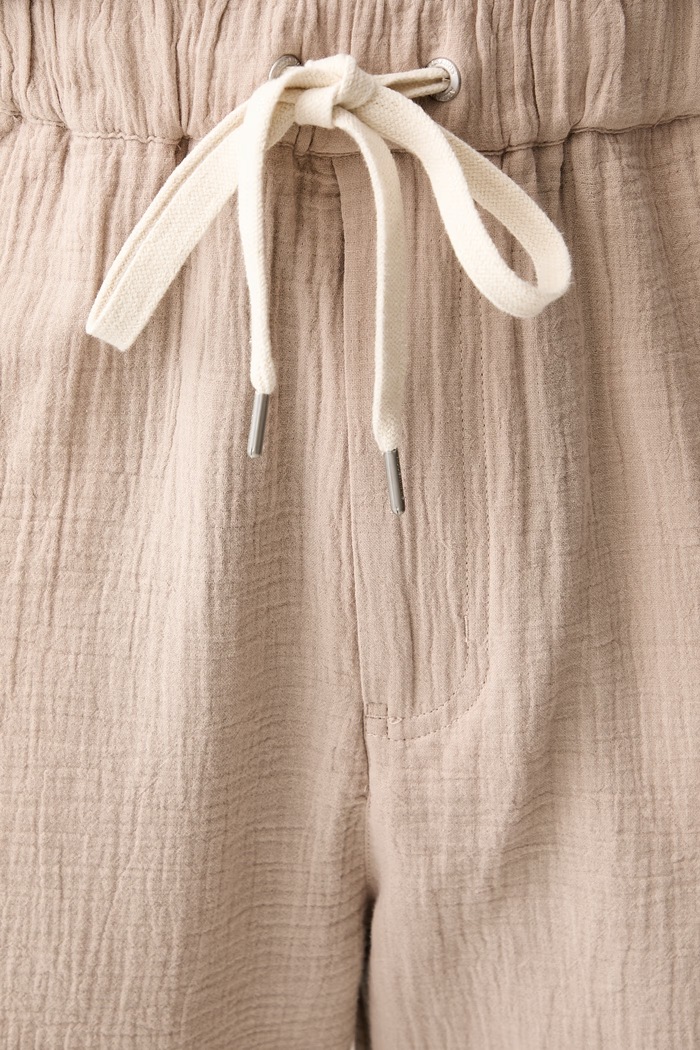 AllSaints szorty męskie bawełniane TAIKO beżowy M043TE