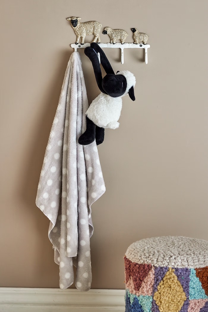 Kocyk dziecięcy Dolly Soft Toy with blanket Bloomingville MINI biały 82064489