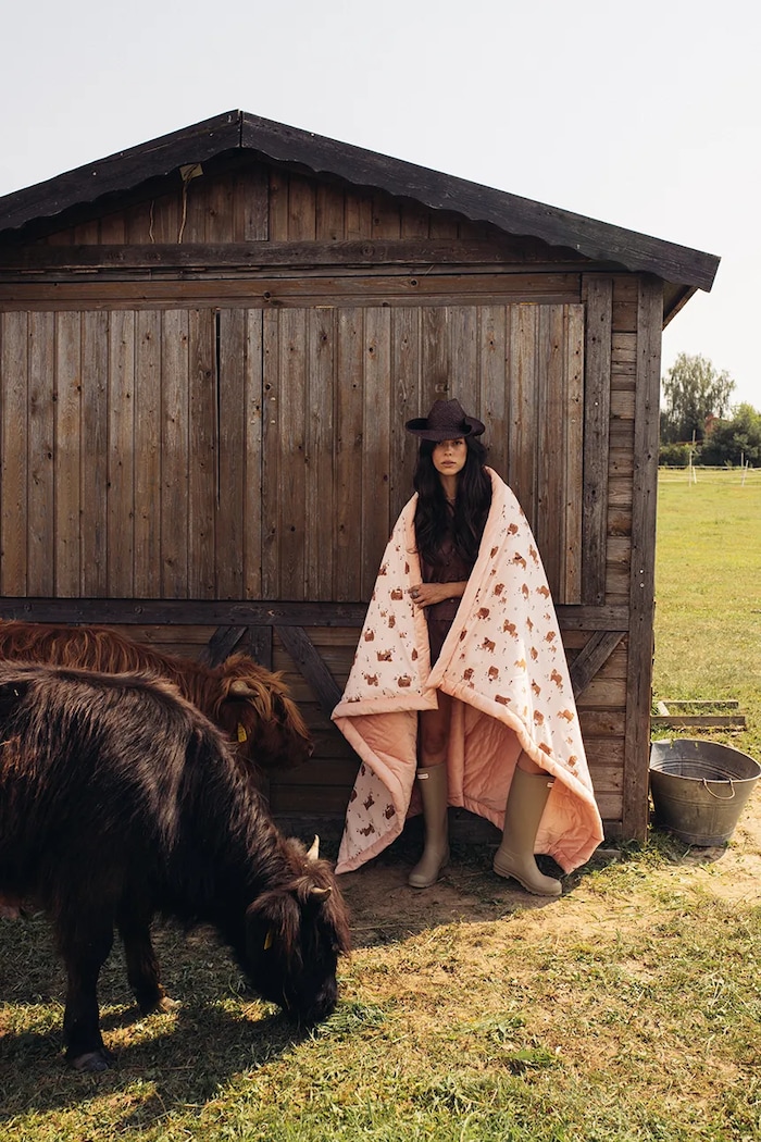 La Millou Deka za djecu s pamukom MOO MEADOW 156527. roza AW26