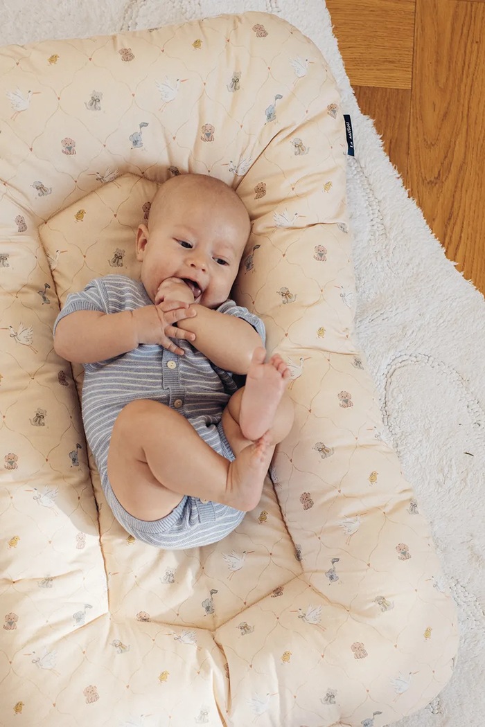 La Millou Gnijezdo za bebe s pamukom BEBE MIGNON VANILLA bež 156618