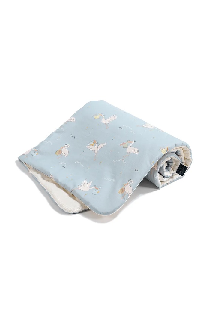 La Millou Coperta per bambini con cotone BEBE MIGNON BLUE blu 156523.