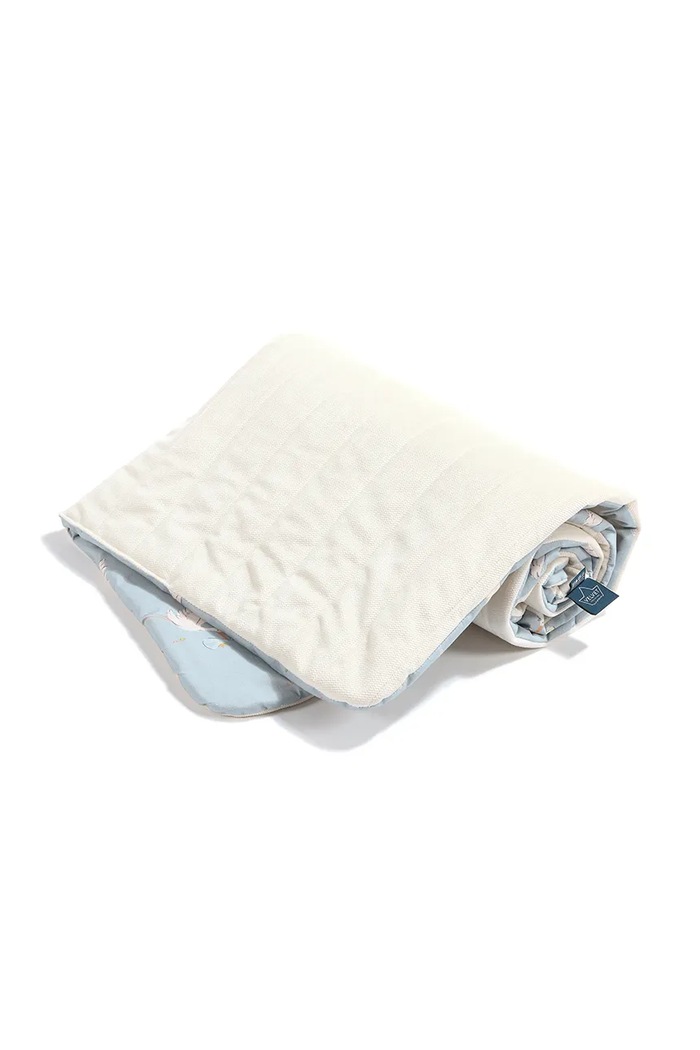 La Millou Coperta per bambini con cotone BEBE MIGNON BLUE 156523. blu AW26