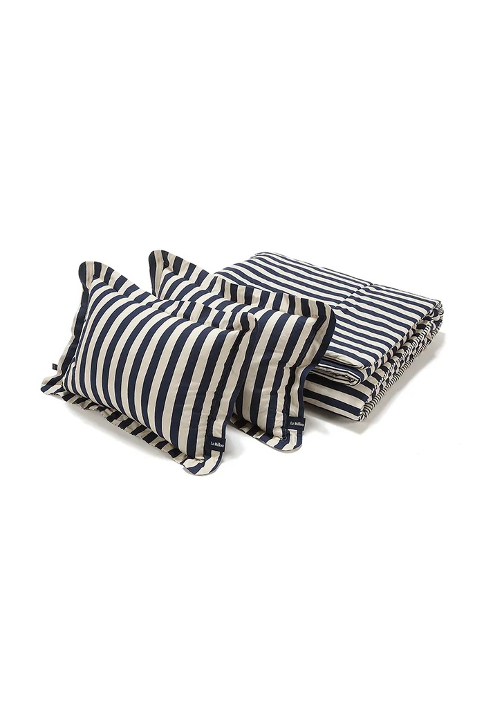 La Millou Komplet pościeli dziecięcy STRIPES NAVY granatowy 155146