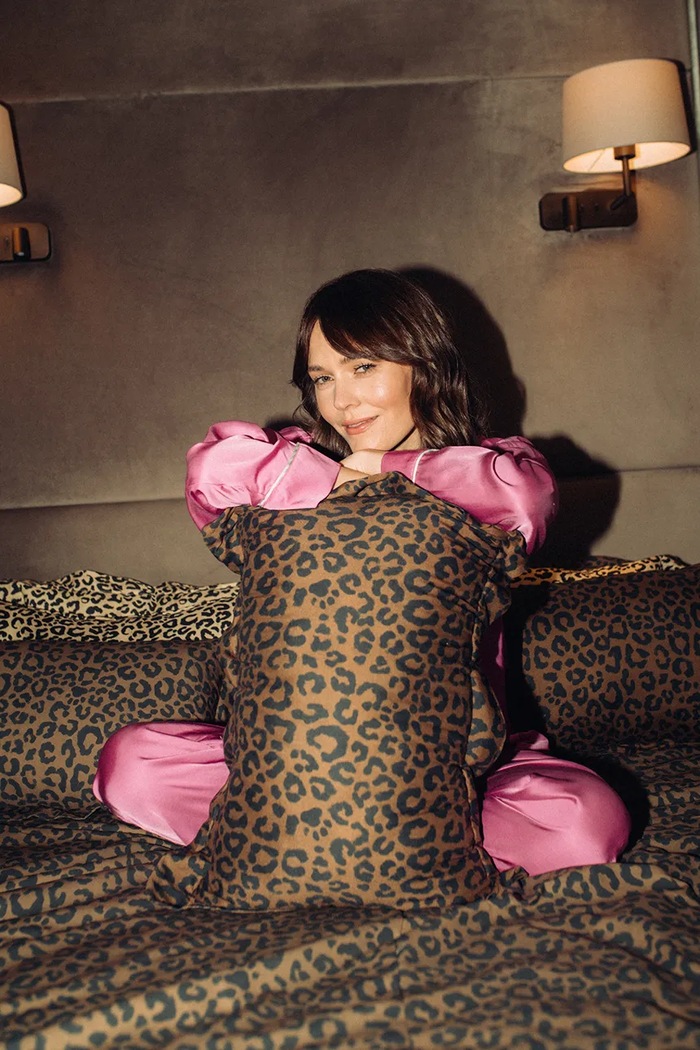 Chłopiec La Millou Komplet pościeli dziecięcy LEOPARD CHOCO 152006 brązowy