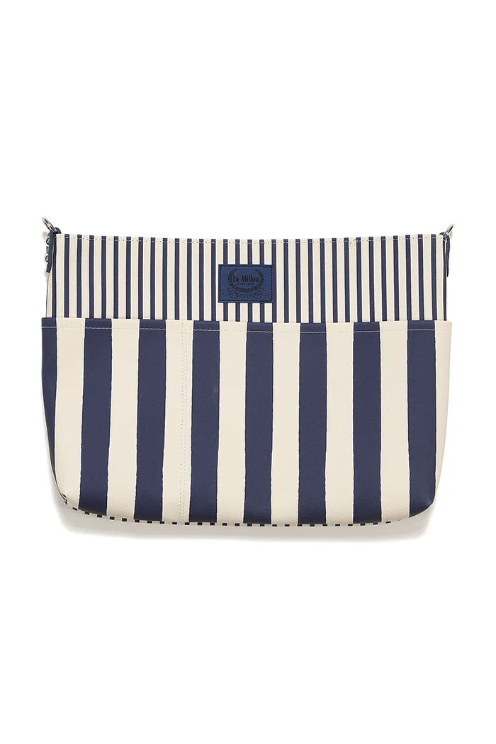 La Millou Torba do wózka STRIPES NAVY 155236 granatowy AW26