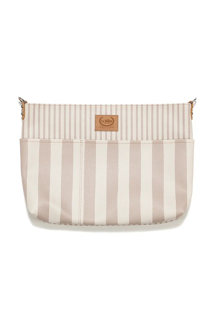 La Millou Organizer do wózka STRIPES BEIGE 155238. beżowy AW26