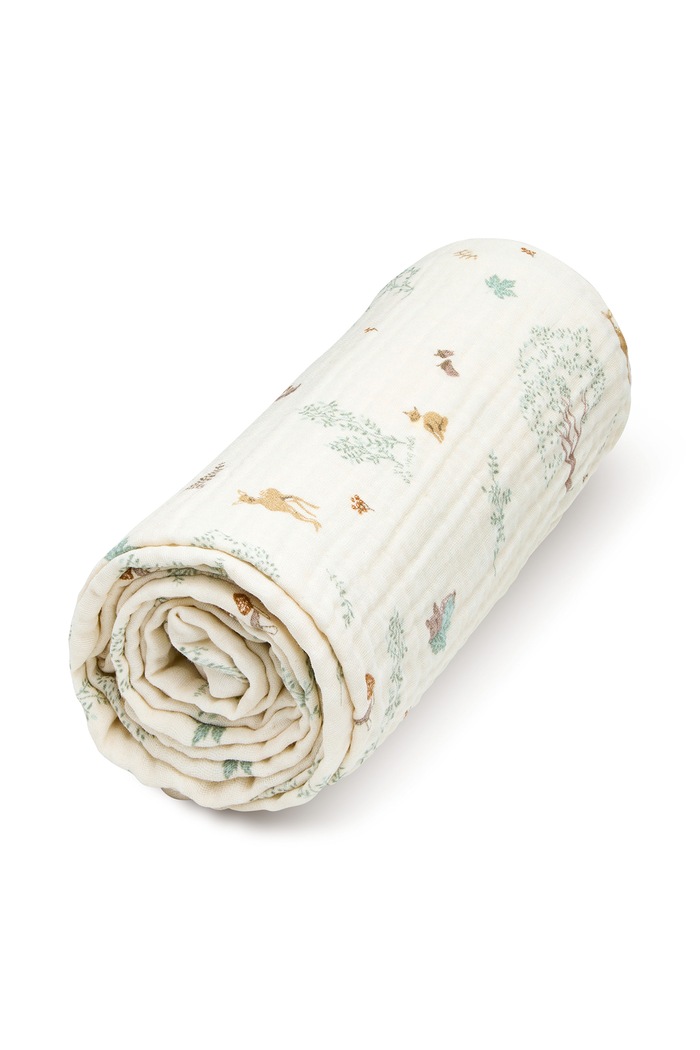 Cam Cam Copenhagen Păturică pentru bebeluși din bumbac bej 671.P108