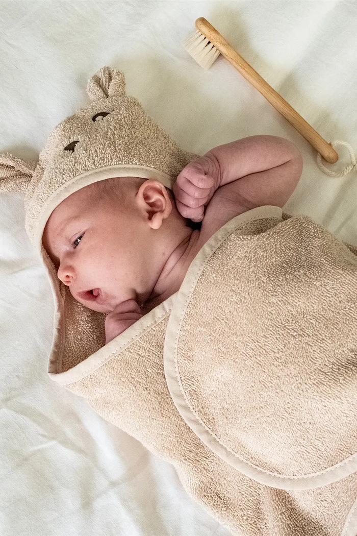 Bawełniany Moly towel swaddle That's mine beżowy 174777