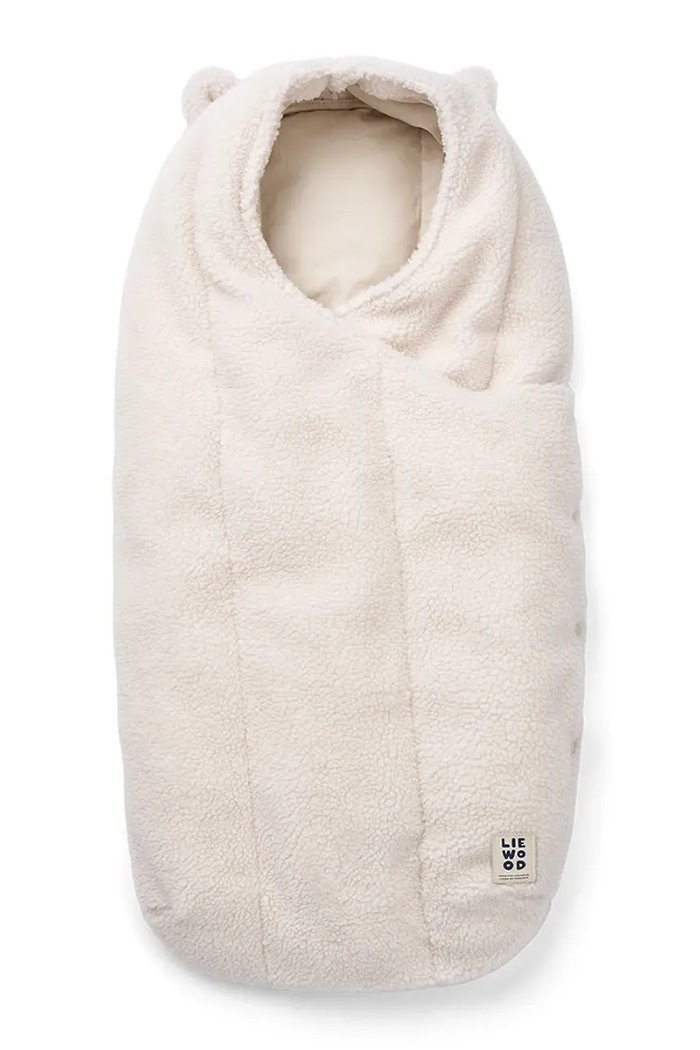 Liewood Sacco a pelo per neonati Orion Pile Sleeping Bag beige LW21202.9BY2