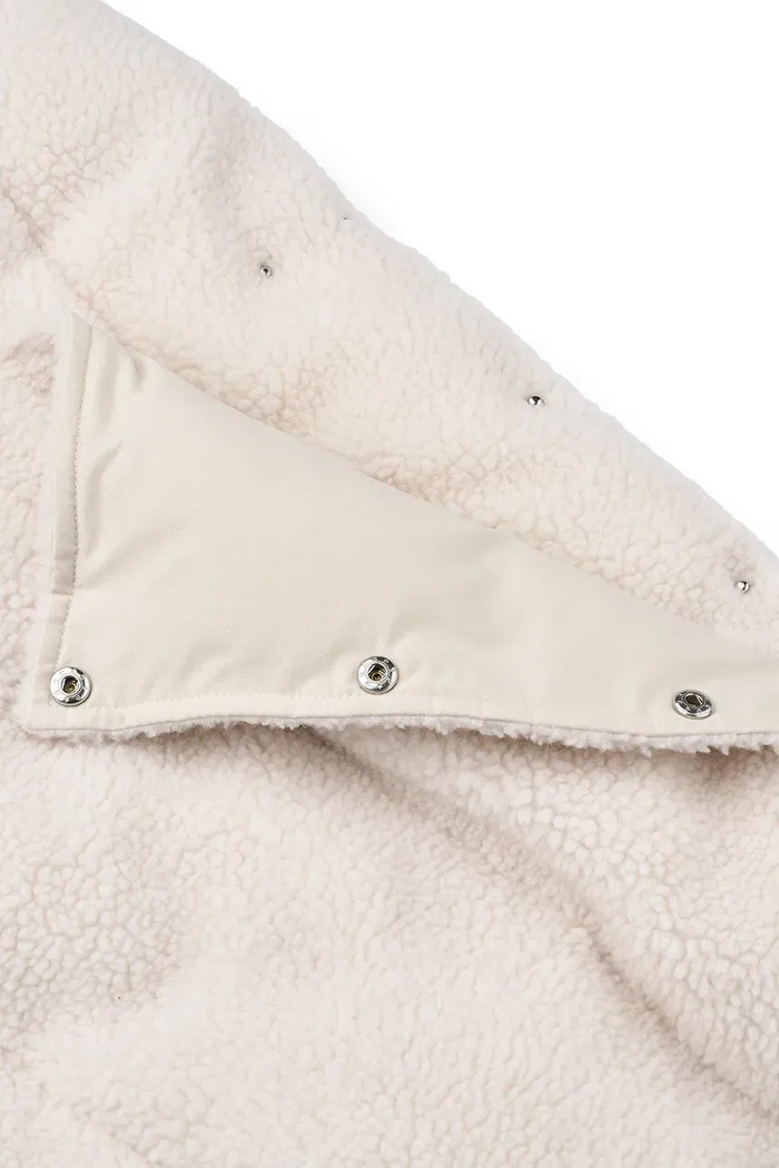 Sacco a pelo per neonati Orion Pile Sleeping Bag Liewood LW21202.9BY2 beige