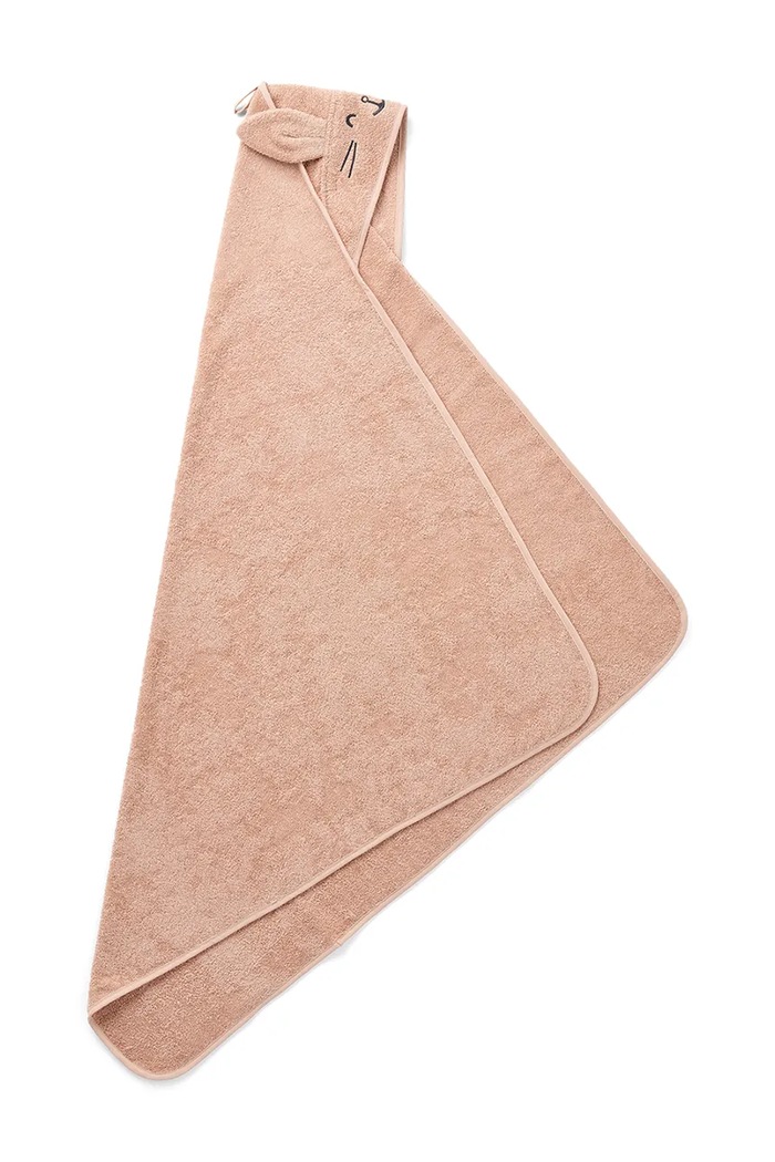 Liewood Ręcznik bawełniany Augusta Rabbit Hooded Towel LW21161.9BY2 różowy AW26