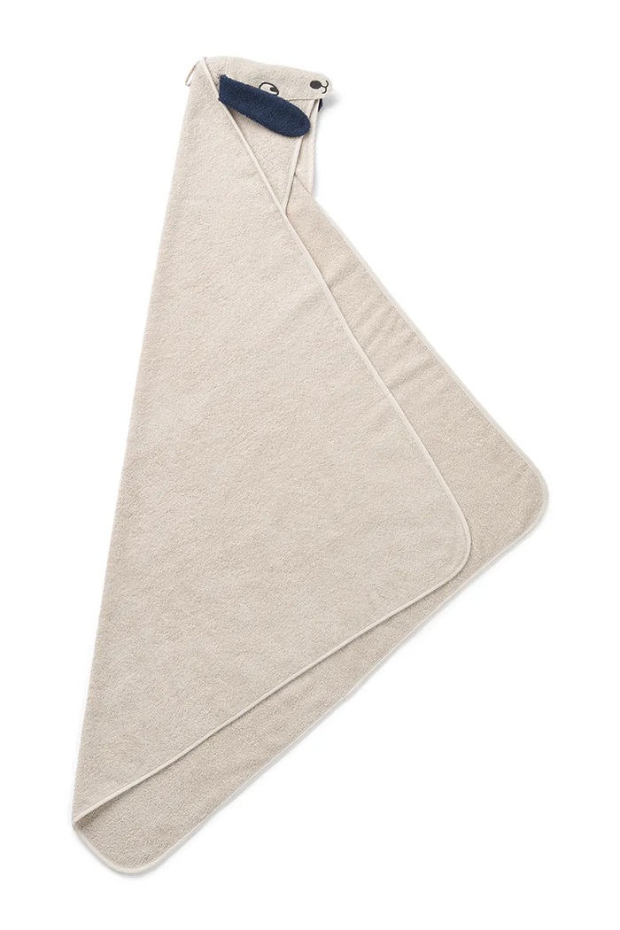 Chłopiec Liewood Bawełniany Augusta Dog Hooded Towel LW21160.9BY2 beżowy