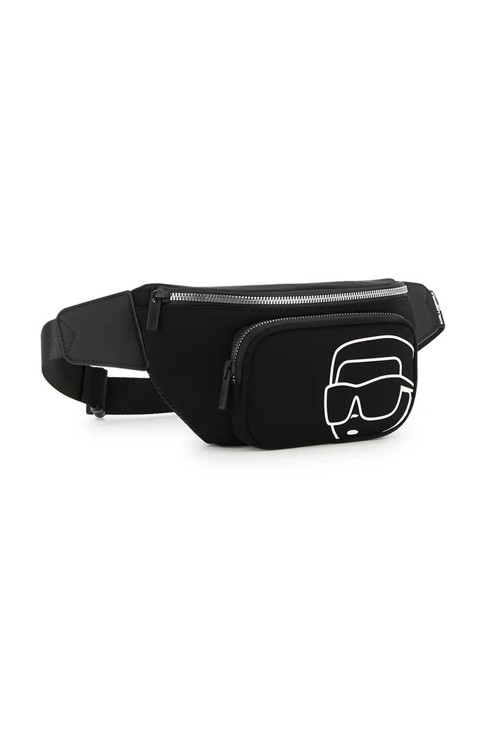 Момче Karl Lagerfeld Чанта за кръста за деца Z31467 черен