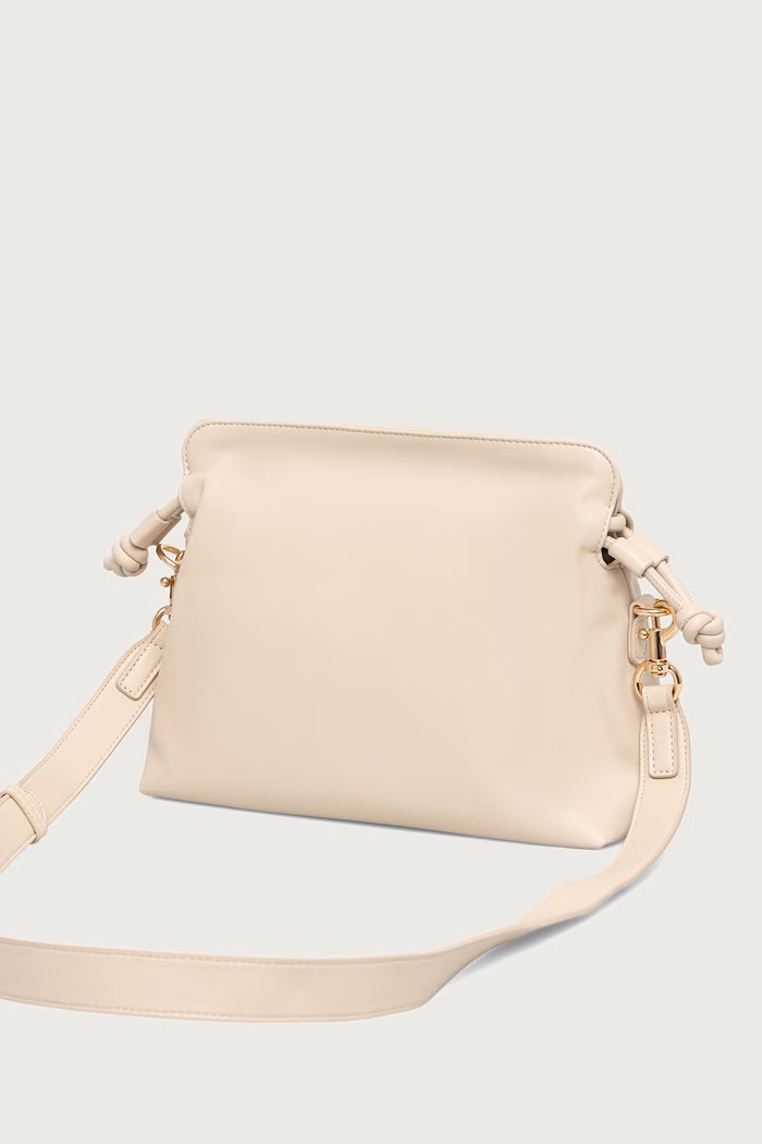 Akcesoria United Colors of Benetton Torebka crossbody damska z imitacji skóry 6IAWVY03P beżowy