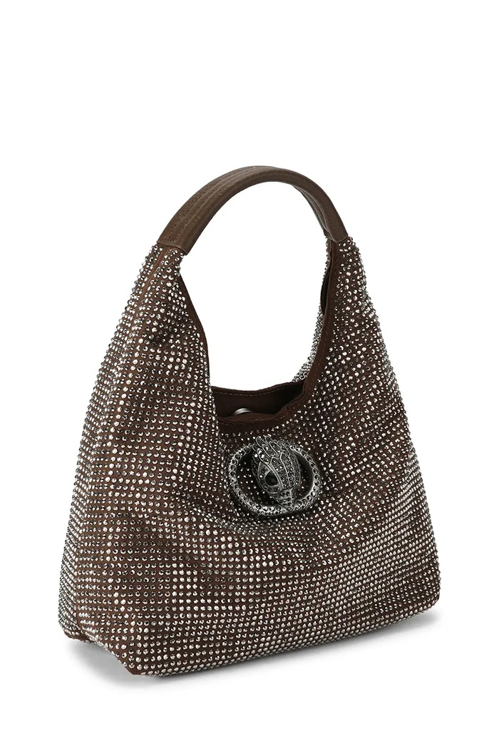 Kurt Geiger London Torebka damska Chelsea 6063839609 brązowy AW26