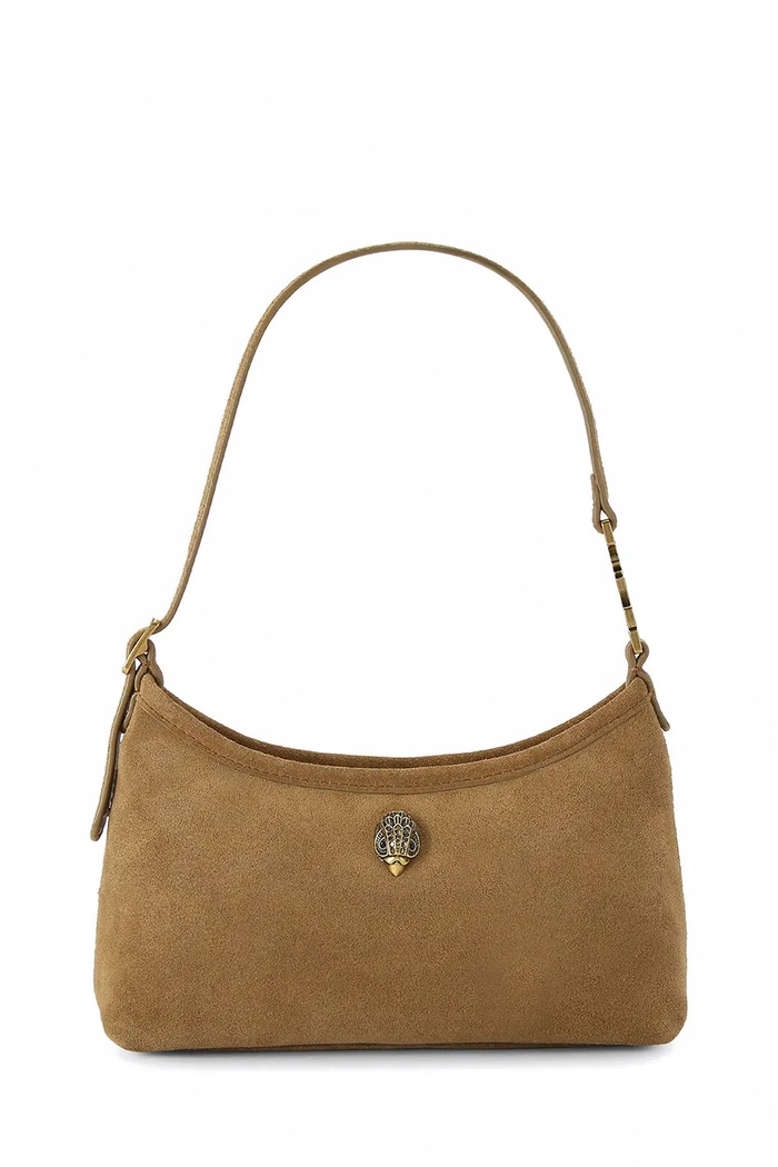 Kurt Geiger London Torebka damska zamszowa Kurt Sling brązowy 5586633209