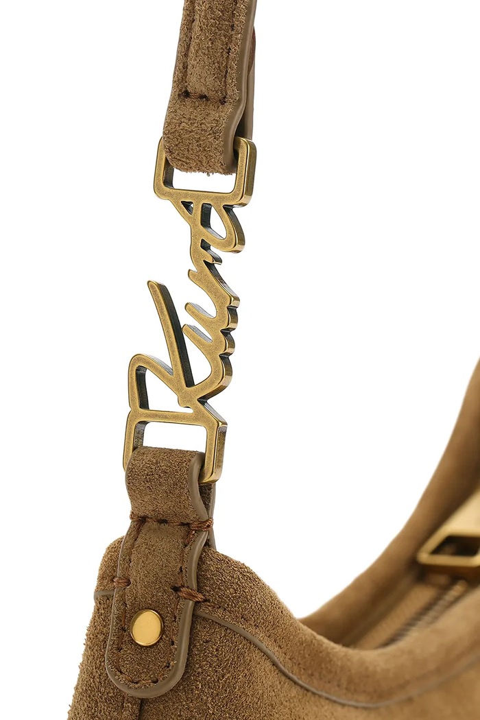 Torebka damska zamszowa Kurt Sling Kurt Geiger London 5586633209 brązowy