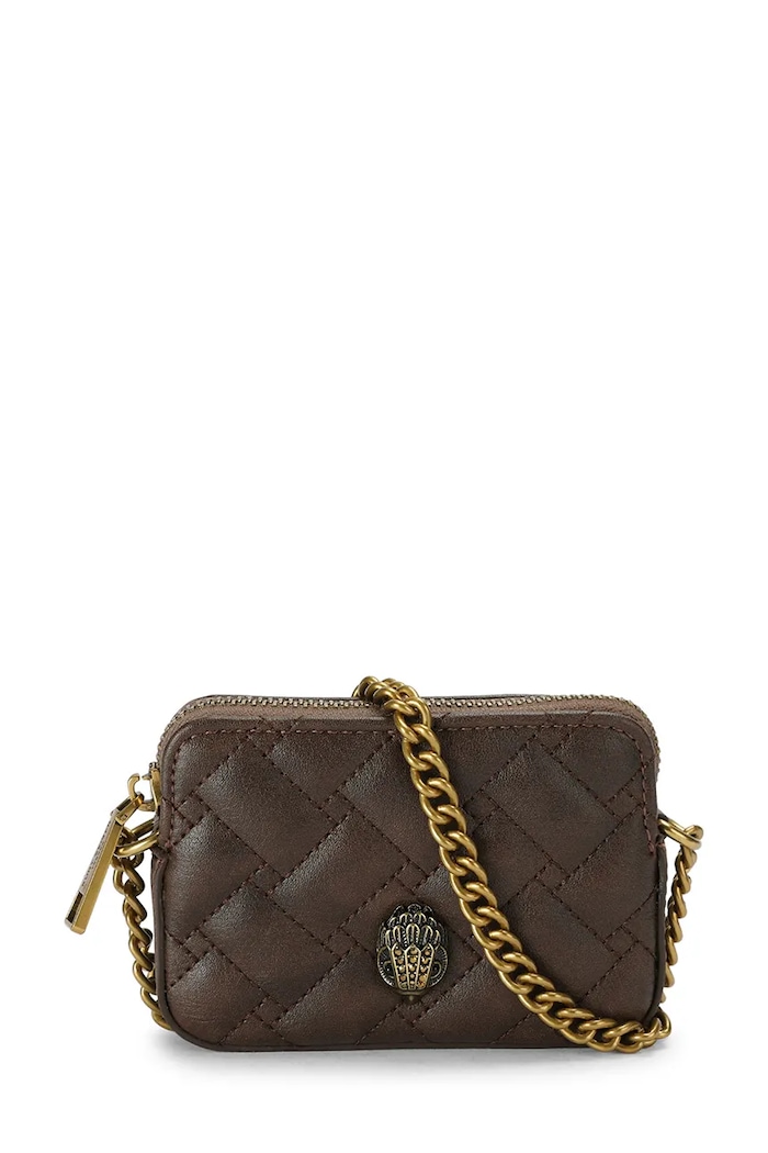 Kurt Geiger London Torebka damska z imitacji skóry KENSINGTON brązowy 3530131979