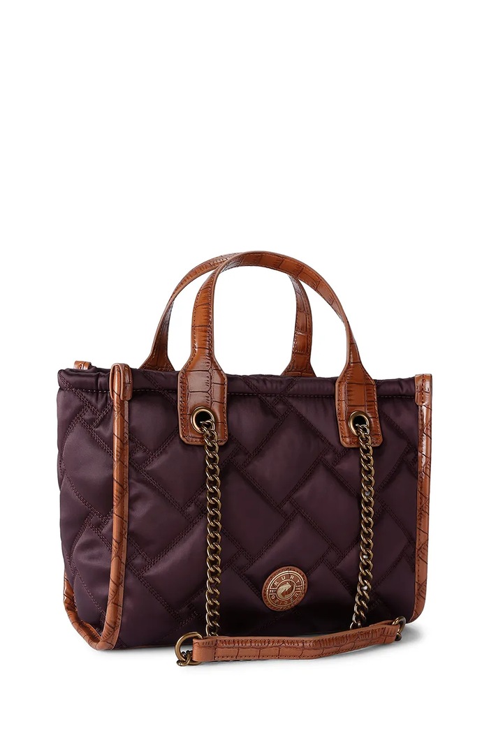 Akcesoria Kurt Geiger London Torebka shopper damska 5021956229 bordowy