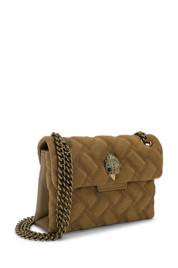 Kurt Geiger London Torebka damska skórzana KENSINGTON 6344233219 brązowy AW26