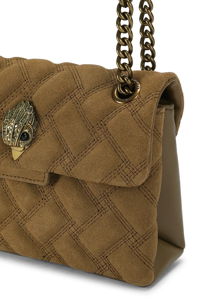 Torebka damska skórzana KENSINGTON Kurt Geiger London 6344233219 brązowy