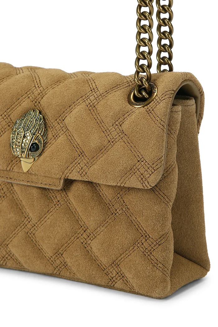Torebka damska skórzana KENSINGTON Kurt Geiger London brązowy 6344233219