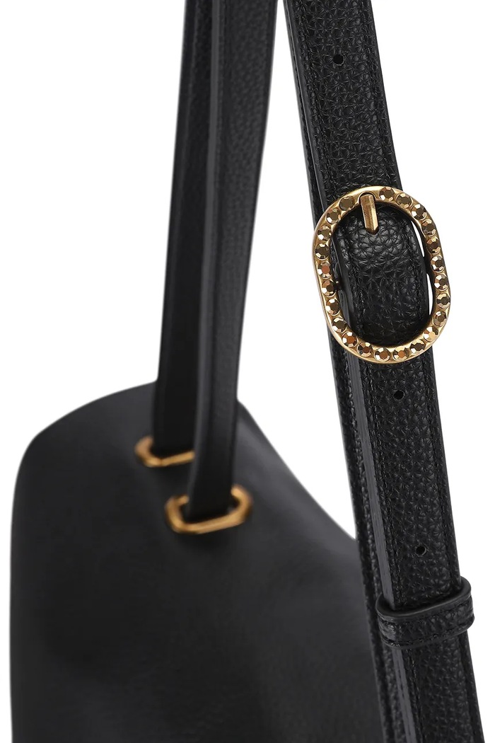 Torebka damska skórzana Chelsea Kurt Geiger London 6154000109 czarny