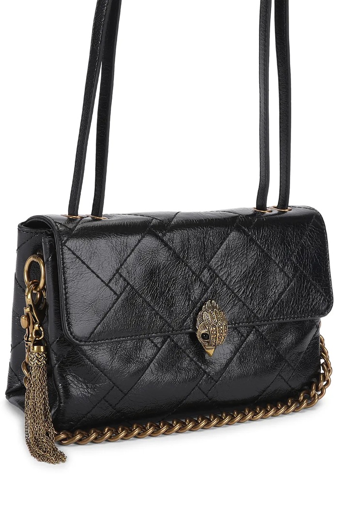 Kurt Geiger London Torebka damska skórzana CELIA 6153900109 czarny AW26