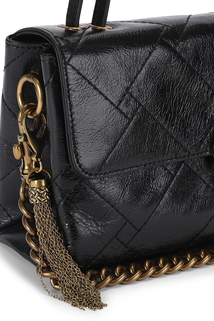 Torebka damska skórzana CELIA Kurt Geiger London 6153900109 czarny