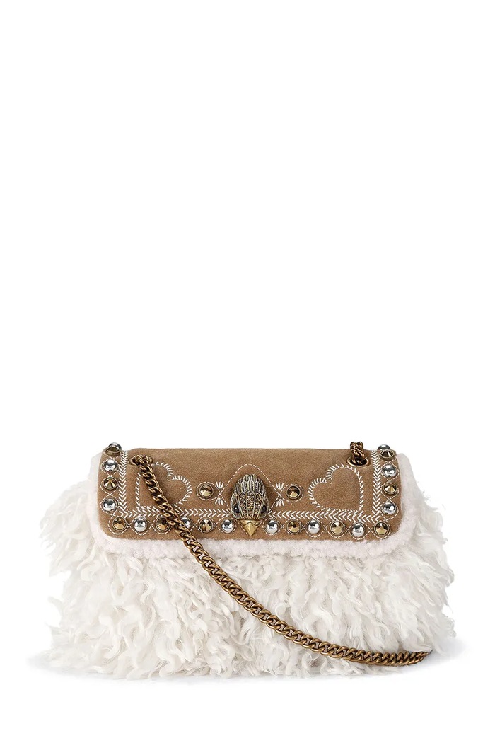 Kurt Geiger London Torebka crossbody damska KENSINGTON brązowy 6151836029
