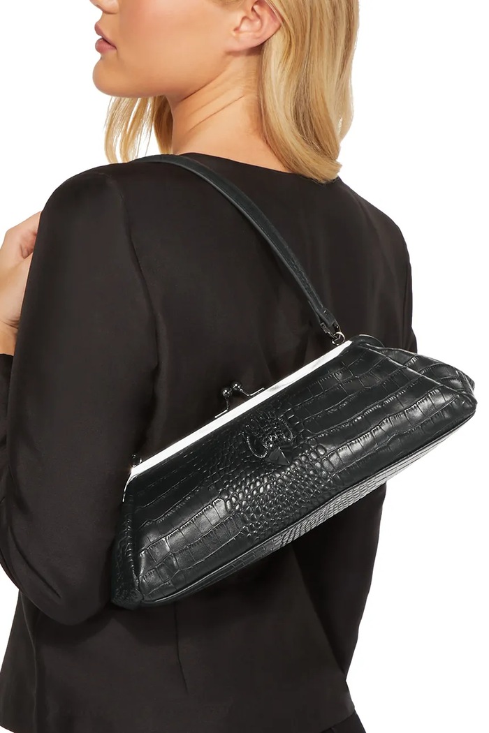 Torebka damska skórzana KENSINGTON Kurt Geiger London czarny 6076500409
