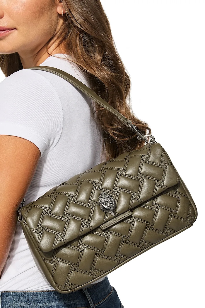 Torebka crossbody damska skórzana Oxford Kurt Geiger London zielony 6063079109