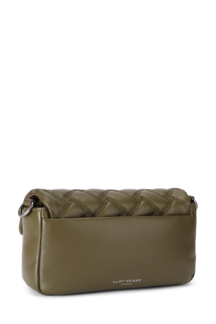 Akcesoria Kurt Geiger London Torebka crossbody damska skórzana 6062779109 zielony