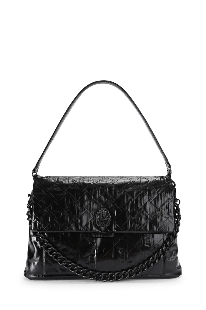 Kurt Geiger London Torebka shopper damska skórzana CELIA czarny 6059900019