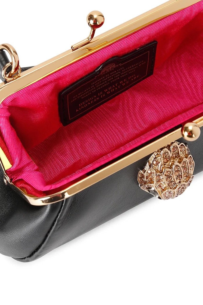 Torebka crossbody damska skórzana KENSINGTON Kurt Geiger London 6059700109 czarny