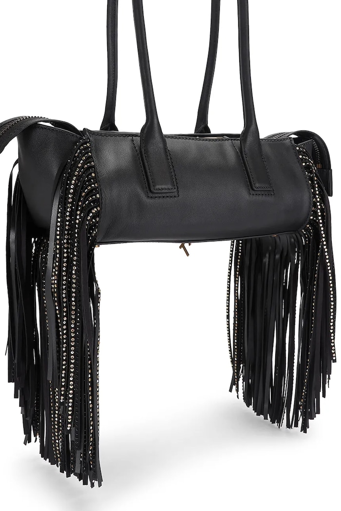 Akcesoria Kurt Geiger London Torebka bagietka damska skórzana Sloane 6056300109 czarny
