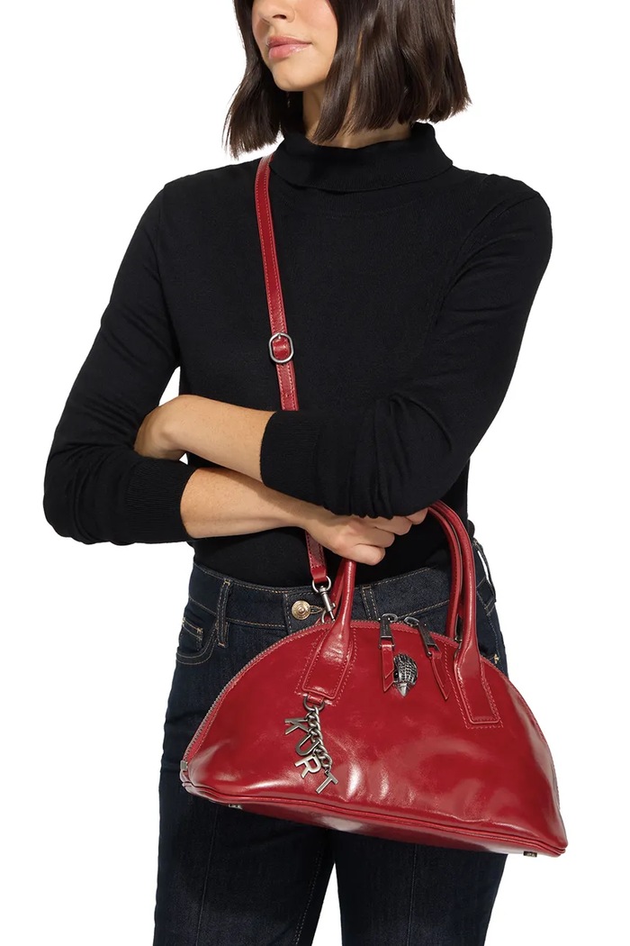 Torebka crossbody damska skórzana Sloane Kurt Geiger London czerwony 6056250319