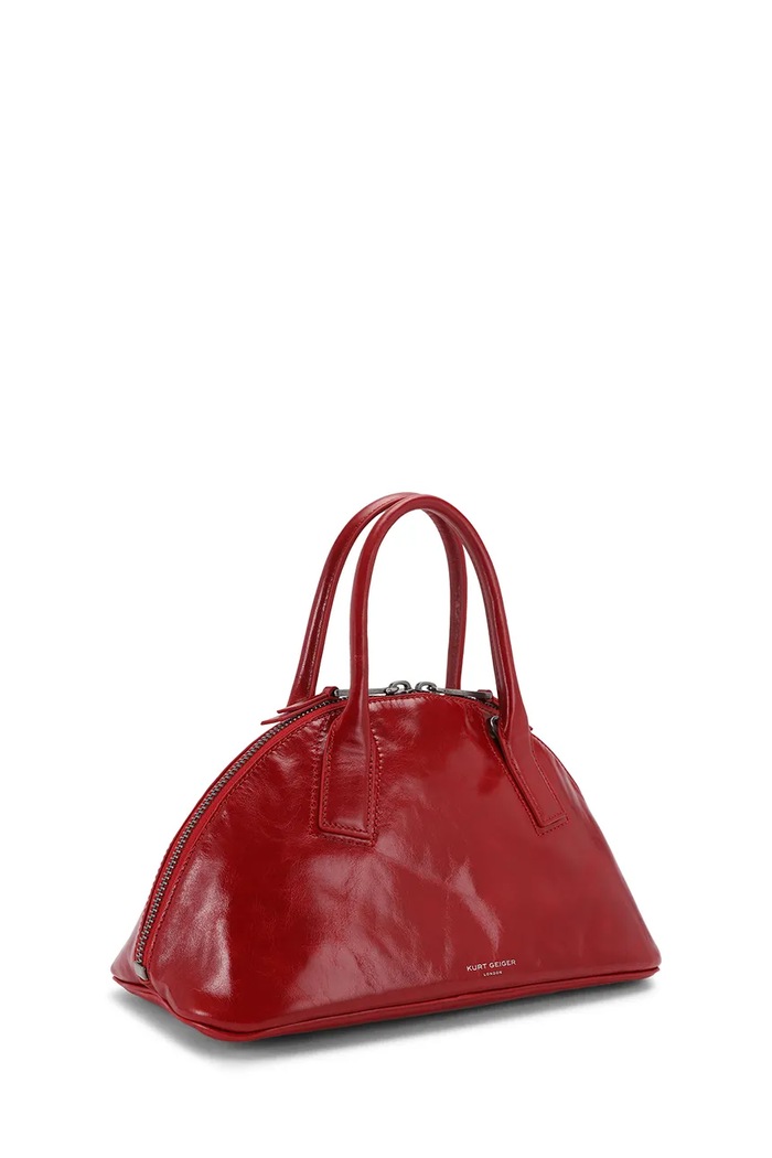 Akcesoria Kurt Geiger London Torebka crossbody damska skórzana Sloane 6056250319 czerwony