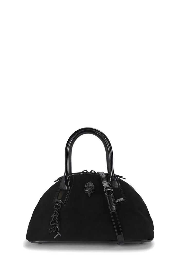 Kurt Geiger London Torebka damska zamszowa Sloane czarny 6056200219
