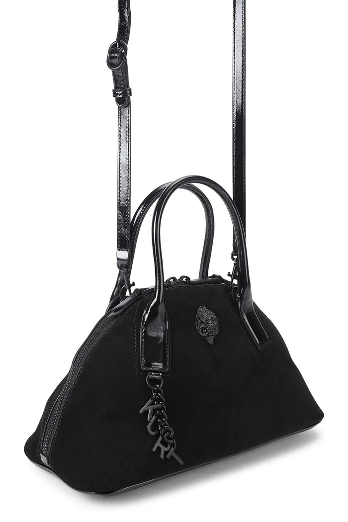 Kurt Geiger London Torebka damska zamszowa Sloane 6056200219 czarny AW26