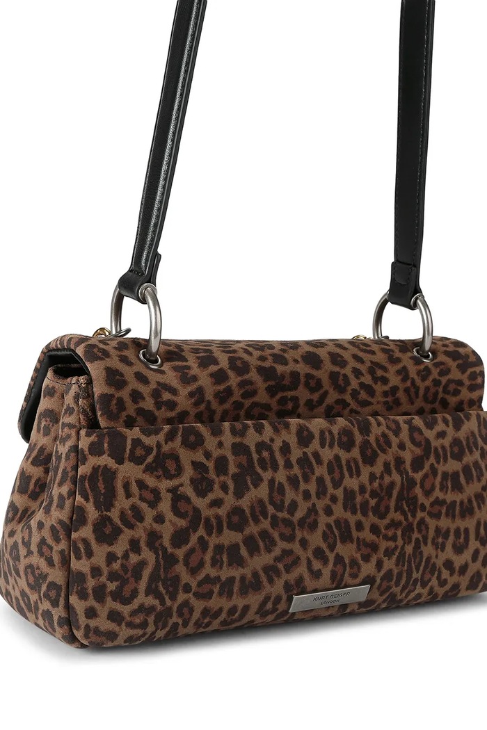 Akcesoria Kurt Geiger London Torebka damska zamszowa Pimlico 6053139289 brązowy