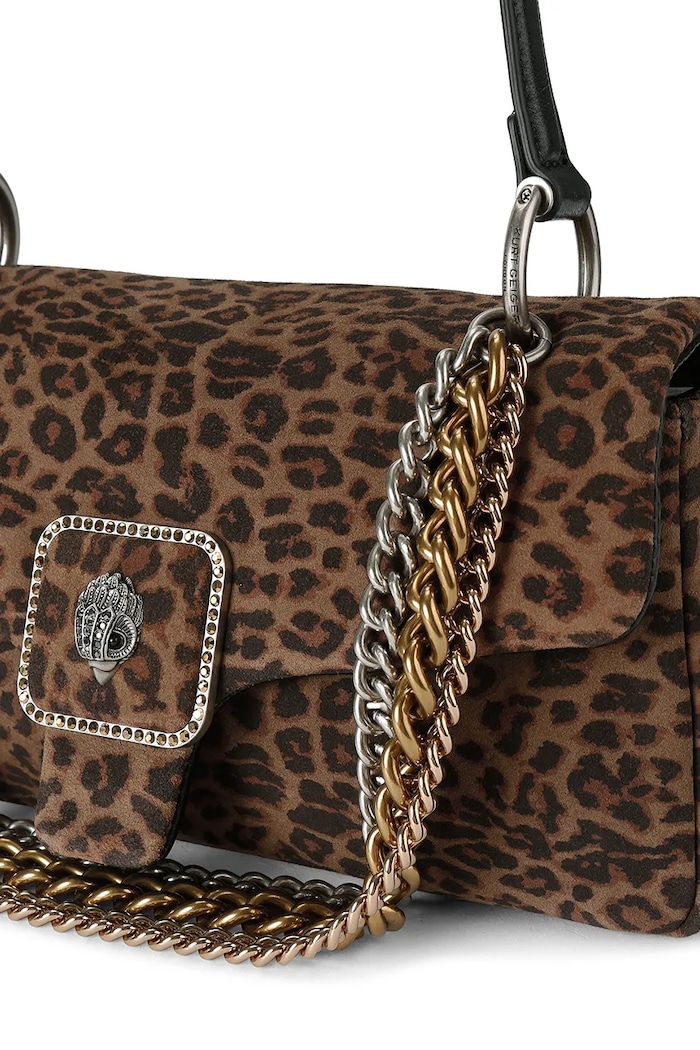 Torebka damska zamszowa Pimlico Kurt Geiger London 6053139289 brązowy