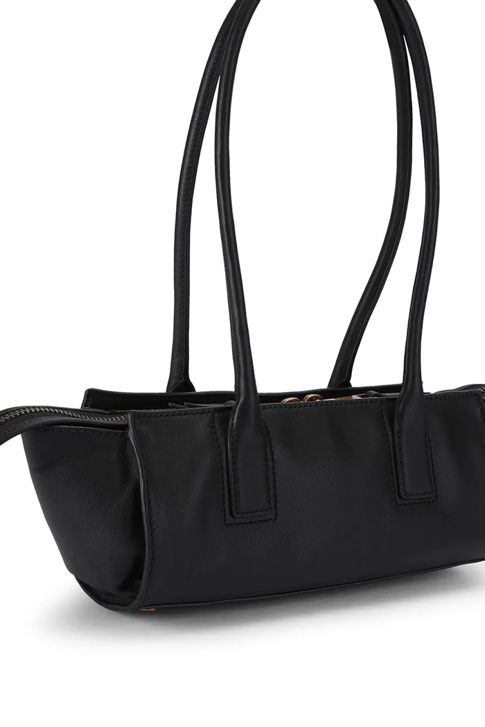 Akcesoria Kurt Geiger London Torebka bagietka damska skórzana Sloane 5965200109 czarny
