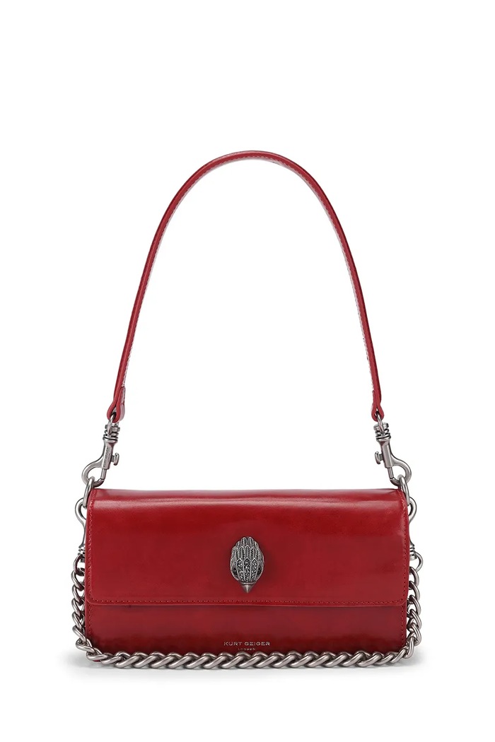 Kurt Geiger London Torebka damska skórzana Sloane czerwony 5578850319
